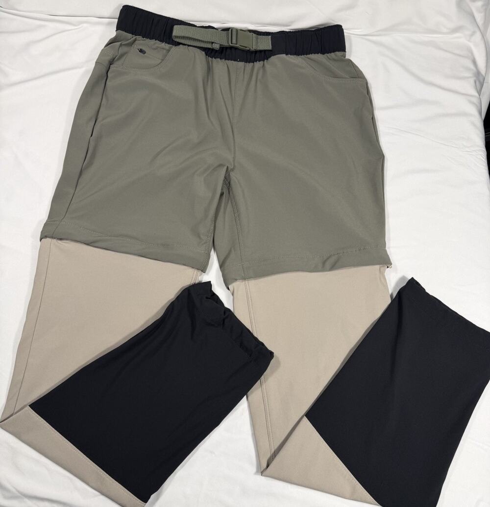 Eddie Bauer Convertible ClimaTrail Zip-off Pants-Color Block Size 8
